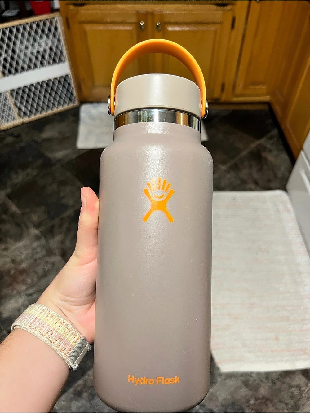 Hydro Flask Wide Mouth with Flex Cap 32 oz Flex Cap 32 oz Brown Water Bottle